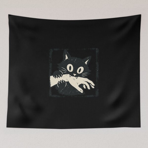 Item preview, Funny Cat Biting Hand designed and sold by Altenpendinton.