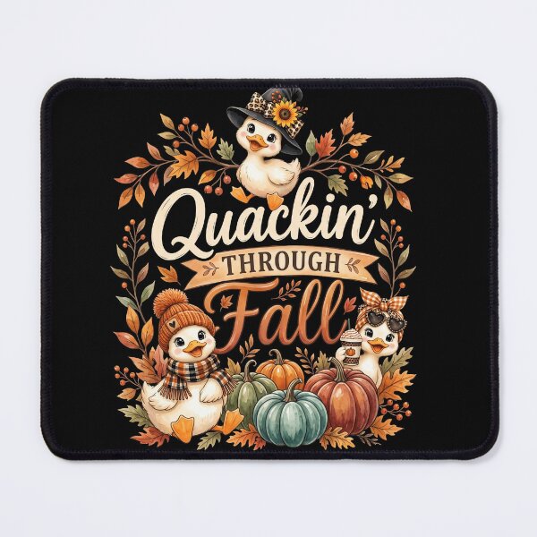 Item preview, Quackin' Through Fall Cute Autumn Duck Thanksgiving Pumpkin Design designed and sold by ArcaneArtistry.