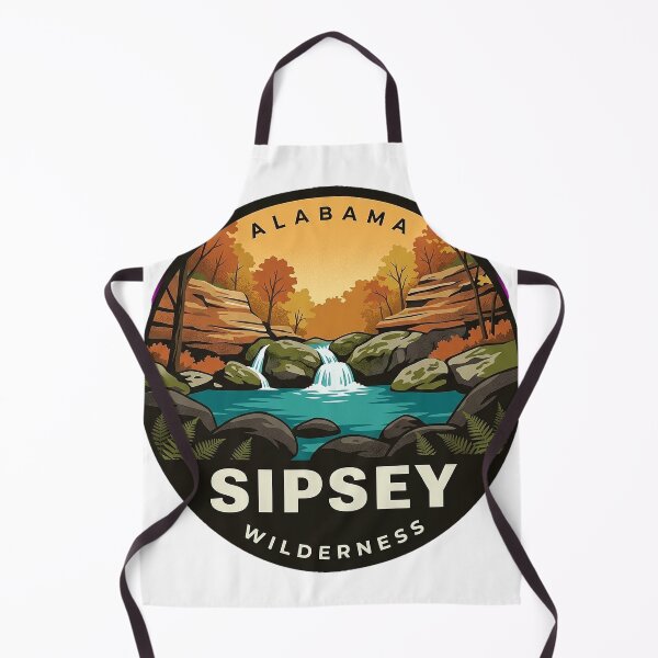 Item preview, Sipsey Wilderness Autumn Creek Circle Badge Sticker designed and sold by DetourDgn.
