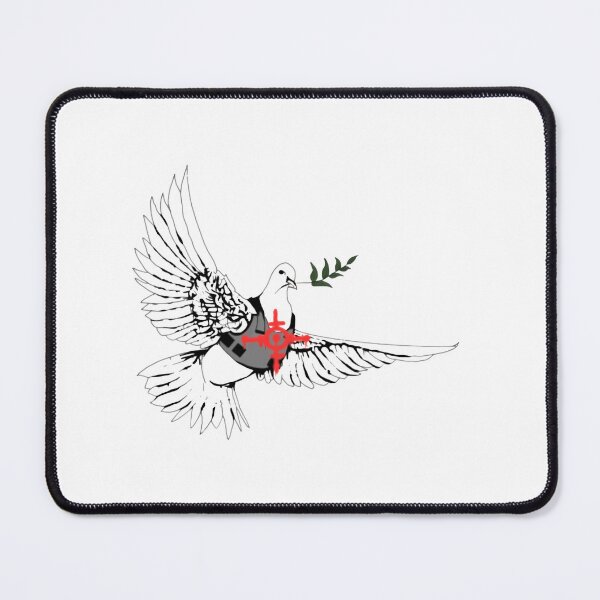 Item preview, Banksy Armored Dove designed and sold by marionchans.