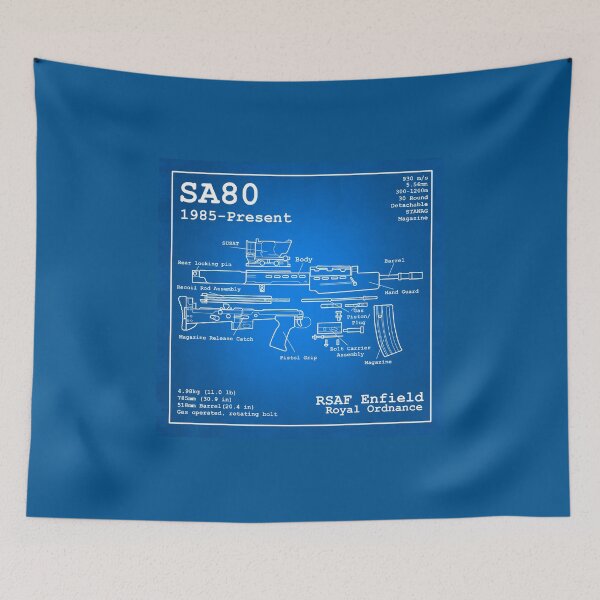 Item preview, SA80 Blueprint designed and sold by Auburn-Art.