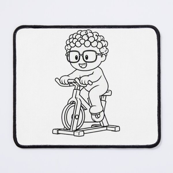 Item preview, Cute curly hair boy fitness cartoon designed and sold by wonghong.