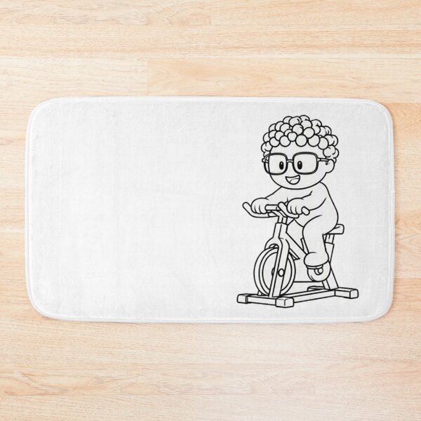 Item preview, Cute curly hair boy fitness cartoon designed and sold by wonghong.