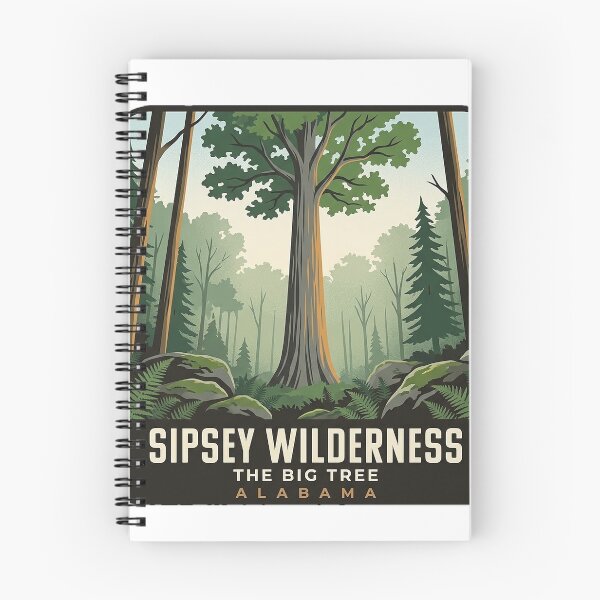 Item preview, The Big Tree Tulip Poplar Sipsey Wilderness Sticker designed and sold by DetourDgn.
