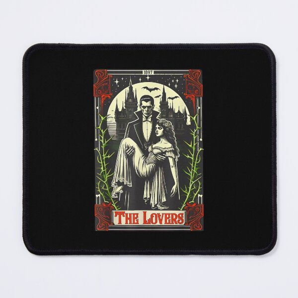 Item preview, Vampire Monster Dracula and Bride The Lovers Tarot Card Tees designed and sold by Suzu Comena.