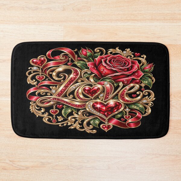 Item preview, Luxury Love Rose – Romantic Heart designed and sold by TroviTutto.