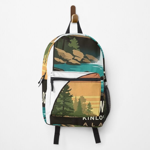 Item preview, Kinlock Falls Sipsey Wilderness Arched Badge Sticker designed and sold by DetourDgn.