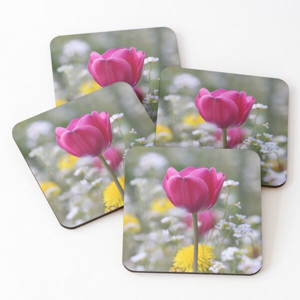 Item preview, Pink Tulip in Spring Garden – Elegant Floral Nature Photography designed and sold by shiseikizen.