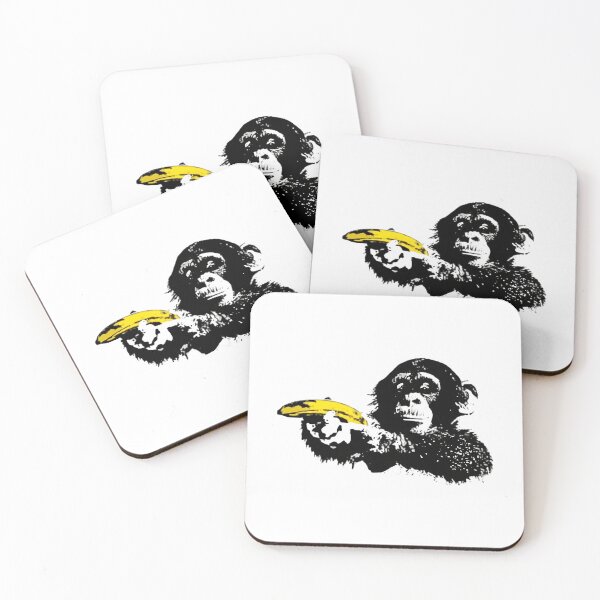 Item preview, Banksy Banana Monkey designed and sold by marionchans.