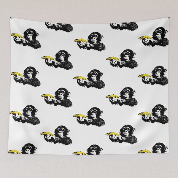 Item preview, Banksy Banana Monkey designed and sold by marionchans.