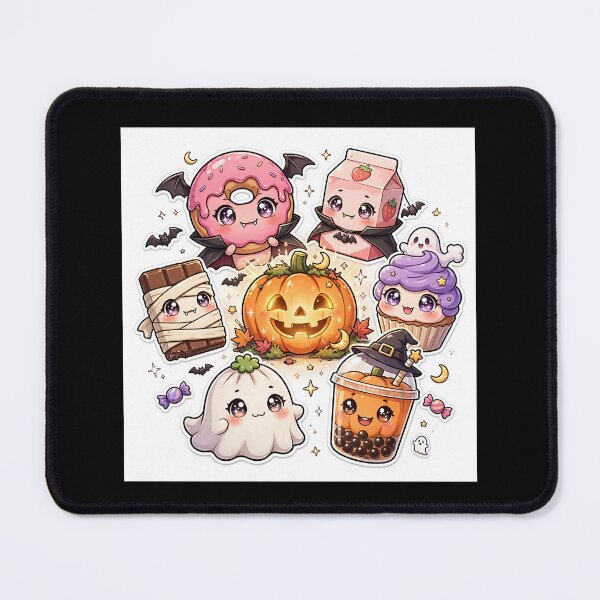 Item preview, Haunted Halloween Snack Squad | Cute Kawaii Spooky Food Characters designed and sold by SmartyWonders.