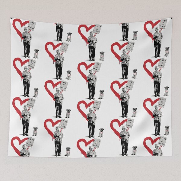 Item preview, Banksy Einstein Love Is The Answer designed and sold by marionchans.