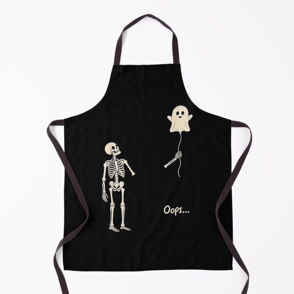Item preview, Skeleton Holding Balloon Ghost Gothic Halloween Funny  designed and sold by Suzu Comena.
