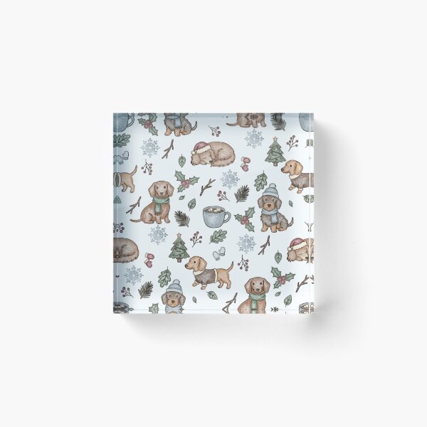 Item preview, Winter Wiener Dogs designed and sold by Foximsy.