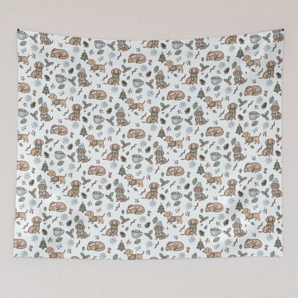 Item preview, Winter Wiener Dogs designed and sold by Foximsy.