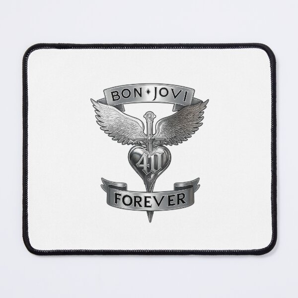 Item preview, Bon Jovi Winged Dagger Heart 40Th Anniversary Tribute designed and sold by Gnesh.