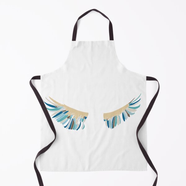 Item preview, Blue & Beige Eagle Wings - Abstract Pop Art Feather Illustration designed and sold by iampaulmorris.