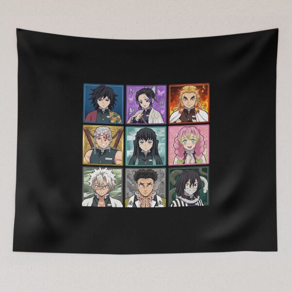 Artikelvorschau, Demon Slayer Hashira Grid entworfen und verkauft von caiahs.