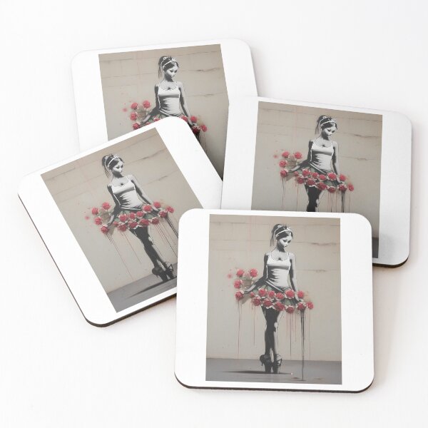 Item preview, Banksy Flowers Ballerina designed and sold by marionchans.