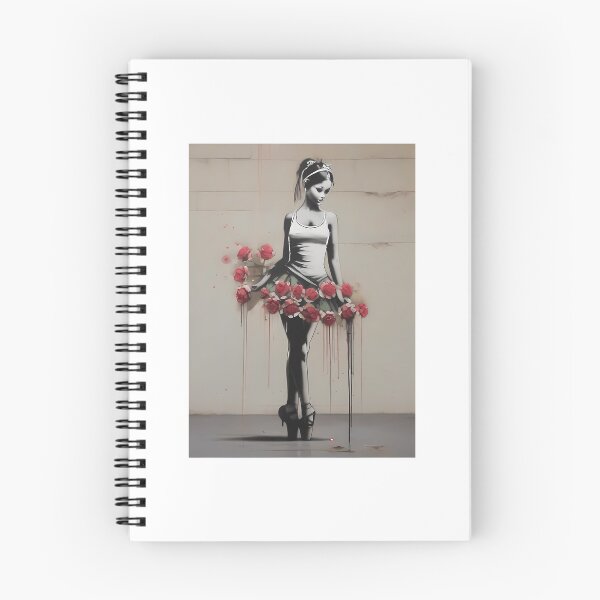 Item preview, Flores de Banksy Bailarina designed and sold by marionchans.