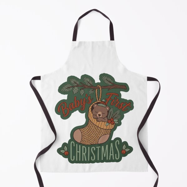 Item preview, Baby's First Christmas — Bear in a Stocking designed and sold by TheCalmEdit.