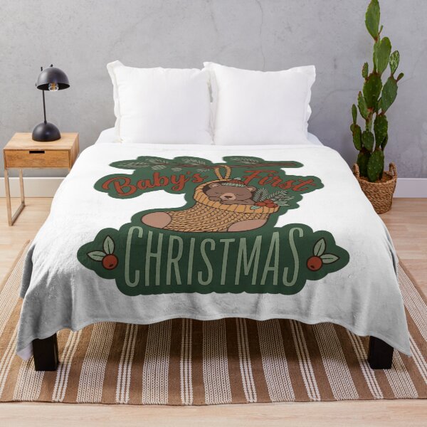 Item preview, Baby's First Christmas — Bear in a Stocking designed and sold by TheCalmEdit.