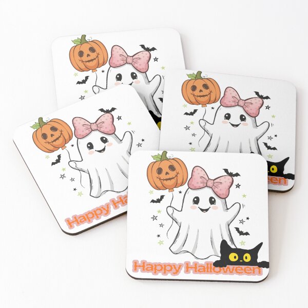 Item preview, Halloween girl ghost celebrating designed and sold by Cjars.
