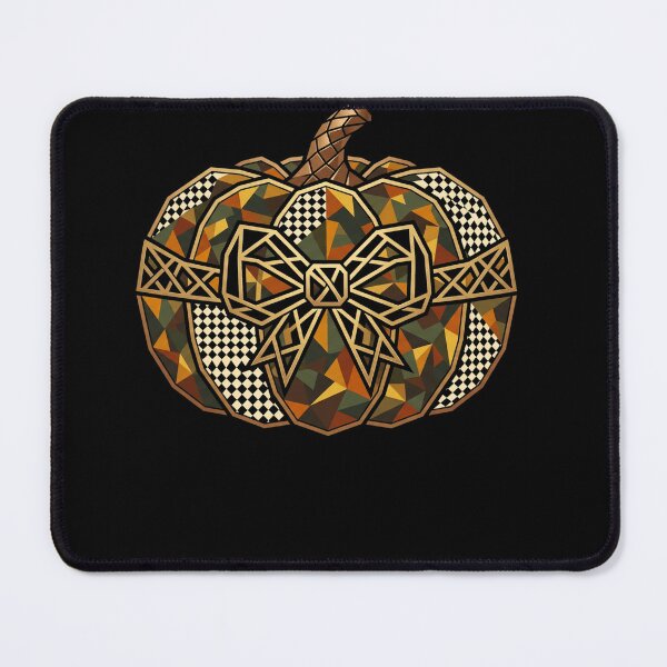 Item preview, Geometric Autumn Pumpkin Halloween Bow Design designed and sold by ArcaneArtistry.