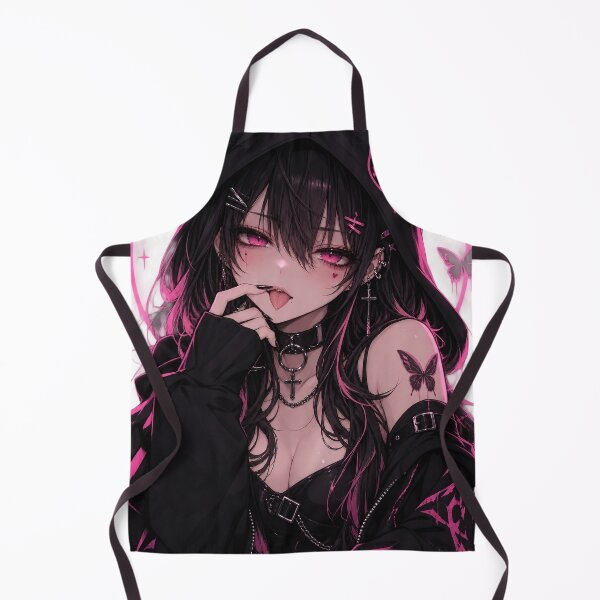 Item preview, Neon Goth Catgirl Anime – Pink Cyberpunk Anime Girl designed and sold by AnimDream .
