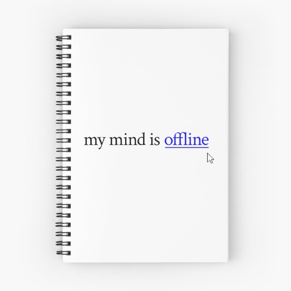 Item preview, My mind is offline designed and sold by ruchir.online.