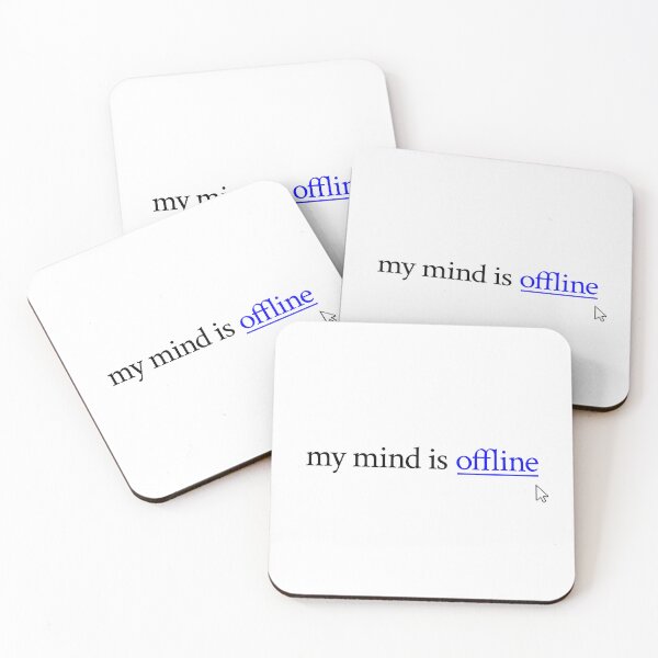 Item preview, My mind is offline designed and sold by ruchir.online.