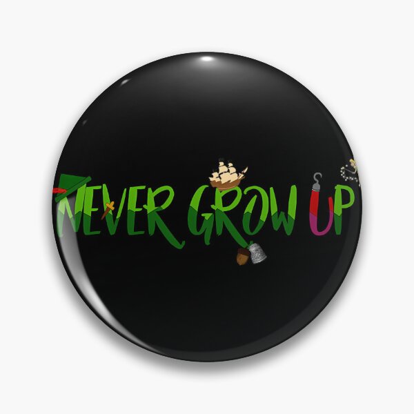 Item preview, Never Grow Up designed and sold by Teste Di Modì.