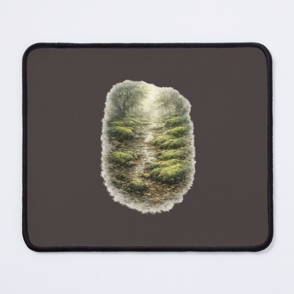 Item preview, Mossy Forest Floor After Rain | Watercolor Woodland designed and sold by PawsAndpetalstudio.