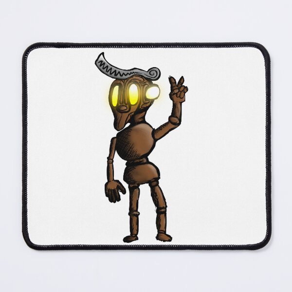 Item preview, Robot Puppet Character Flashing Peace Sign – Fantasy Sticker Art designed and sold by davidmalec.