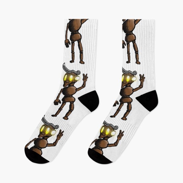 Item preview, Robot Puppet Character Flashing Peace Sign – Fantasy Sticker Art designed and sold by davidmalec.