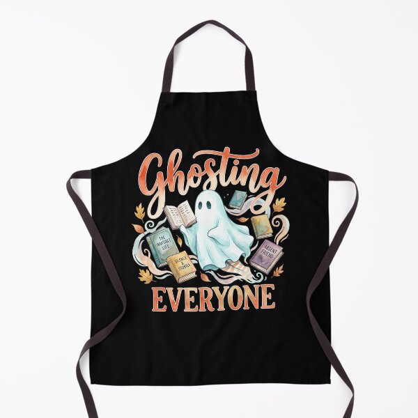 Item preview, Ghosting Everyone Book Lover Halloween Ghost Reading designed and sold by ArcaneArtistry.