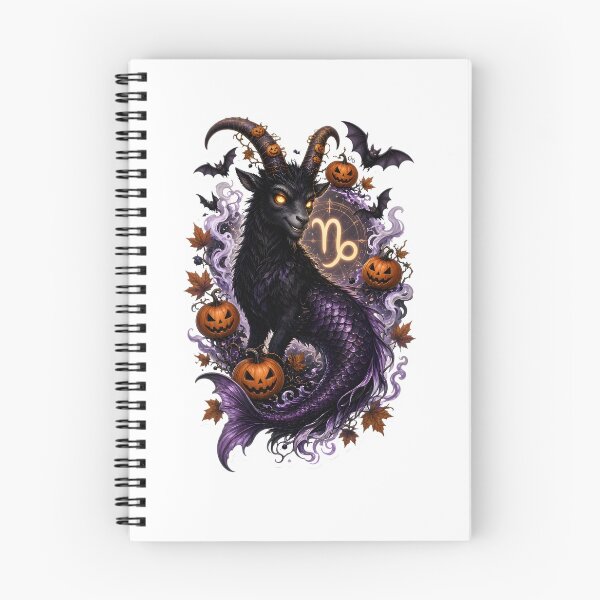 Item preview, Capricorn Halloween Mystical Sea Goat designed and sold by Zodiac Celestial Art.