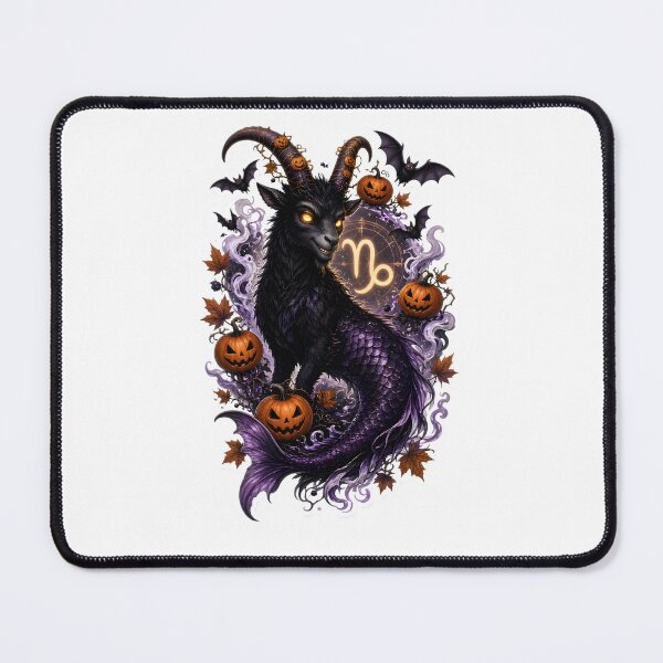 Item preview, Capricorn Halloween Mystical Sea Goat designed and sold by Zodiac Celestial Art.