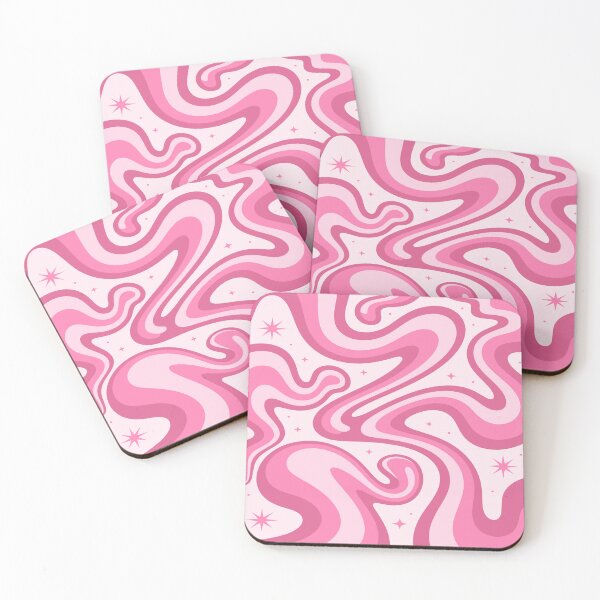 Item preview, Abstract Liquid Swirl Pattern in Pink Shades designed and sold by Jeallan Designs.