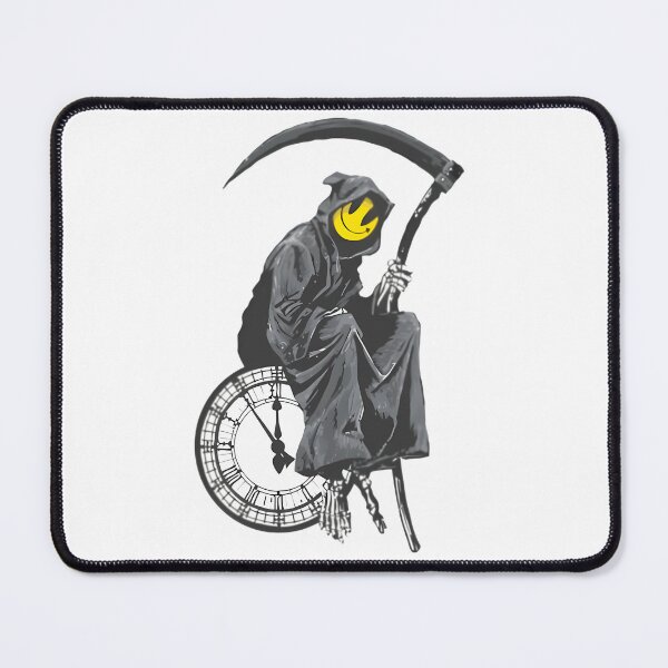 Item preview, Banksy Grim Reaper Clock designed and sold by marionchans.