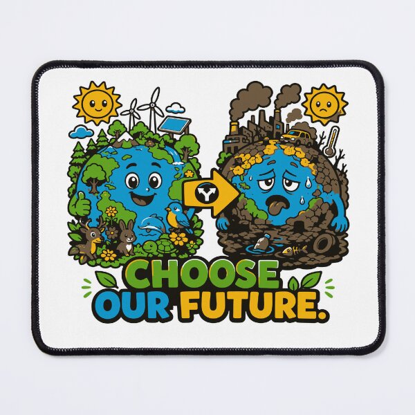 Item preview, Choose Our Future Earth Day Climate Action designed and sold by Nuvoro Eco Awareness.