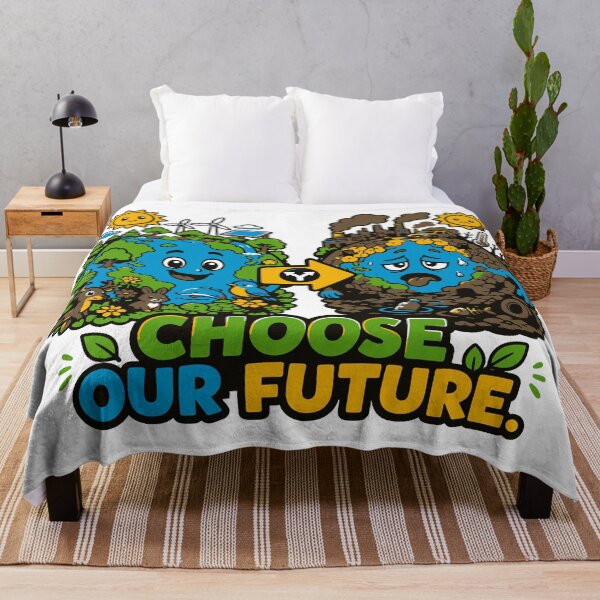 Item preview, Choose Our Future Earth Day Climate Action designed and sold by Nuvoro Eco Awareness.
