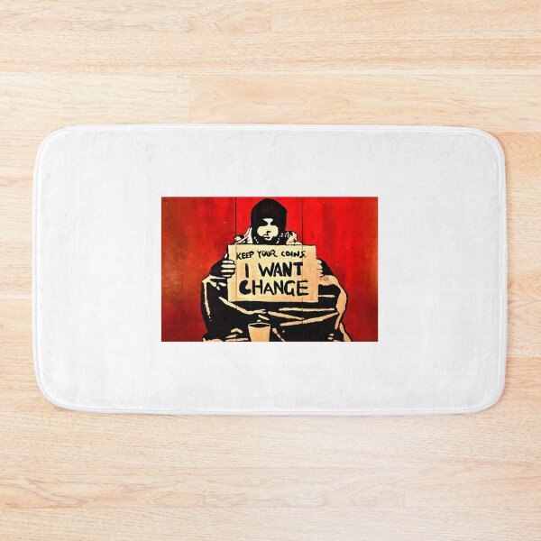 Item preview, Banksy Keep Your Coins I Want A Change designed and sold by marionchans.