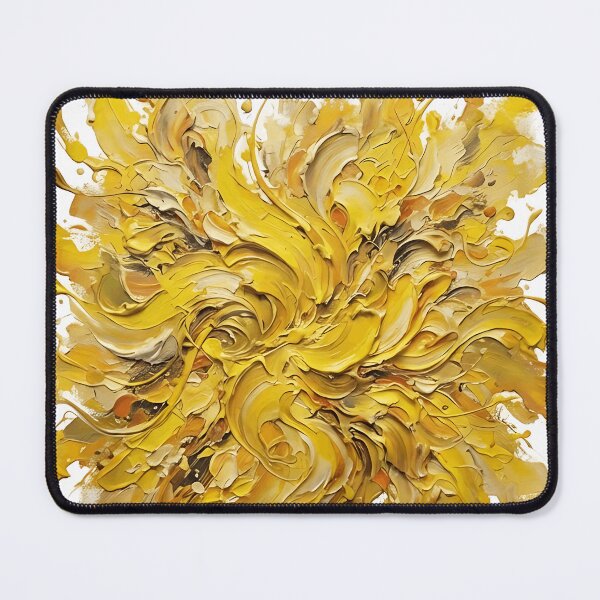 Item preview, Vibrant textured yellow abstract paint explosion.   designed and sold by Yellow Zone.