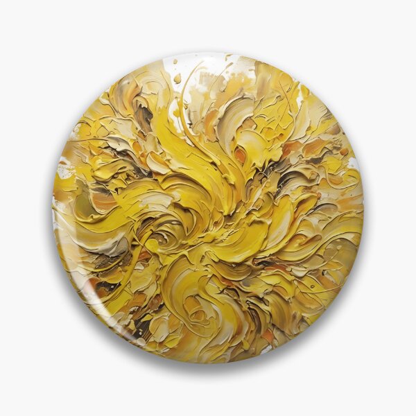 Item preview, Vibrant textured yellow abstract paint explosion.   designed and sold by Yellow Zone.