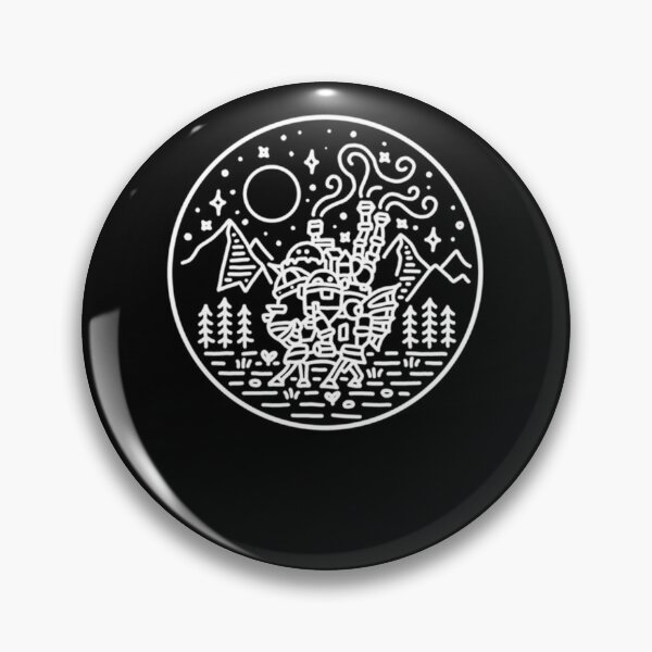 Item preview, Howl'S-Moving-Castle---White-Outline designed and sold by komargtnush.