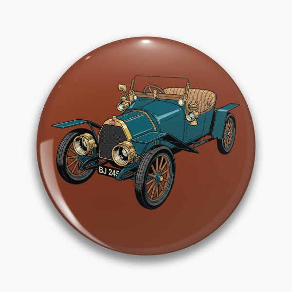 Artikelvorschau, Bugatti Typ 15 von 1910: Der Pur Sang Edwardian Roadster Kunstdruck entworfen und verkauft von FreiherrPK.