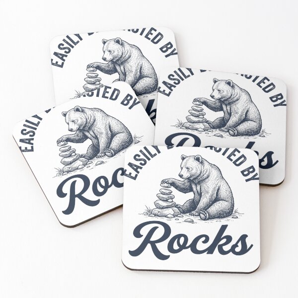 Item preview, Easily Distracted By Rocks Geologist Rockhounding Nature Lover designed and sold by ZAbiriarto.