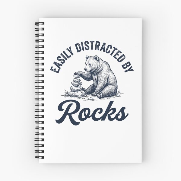 Item preview, Easily Distracted By Rocks Geologist Rockhounding Nature Lover designed and sold by ZAbiriarto.
