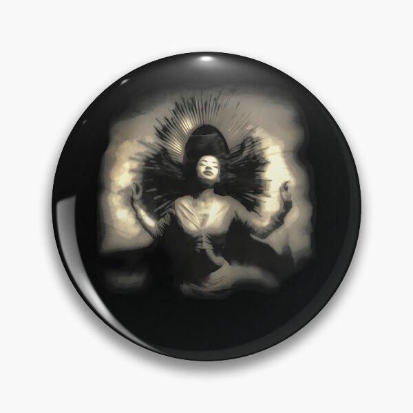 Item preview, Glowing Halo Portrait Illustration designed and sold by Karinetaelor.